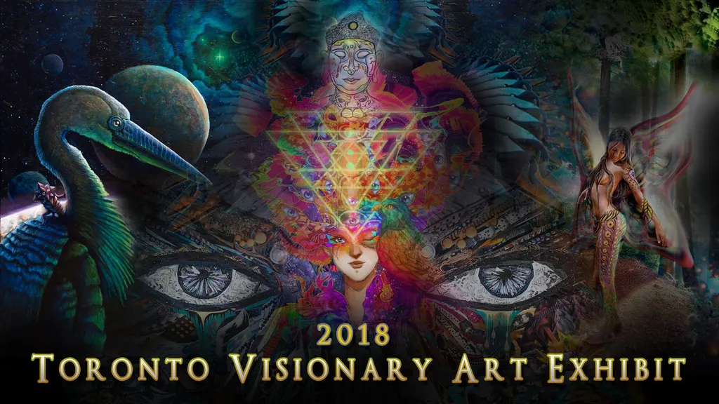 The 2018 Toronto Visionary Art Exhibit poster